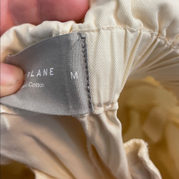 Everlane Cream Trousers with Belt the paper bag organic cotton pants medium - Picture 13 of 13